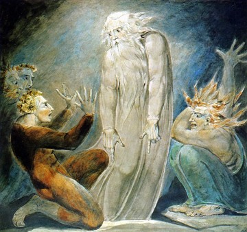  Blake Canvas - The Witch of Endor William Blake 2
